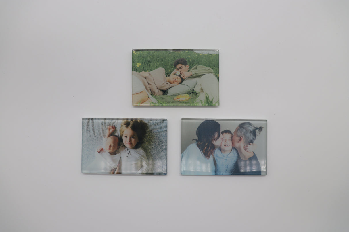 Kühlschrankmagnete aus Glas - Ab 3,90€/Stück!